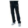 Hudson Outerwear Mens Star Stone Fleece Flare Joggers 606 Black