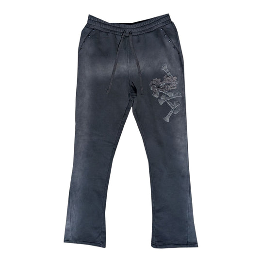 Hudson Outerwear Mens Colere Bones Flare Joggers 620 Black