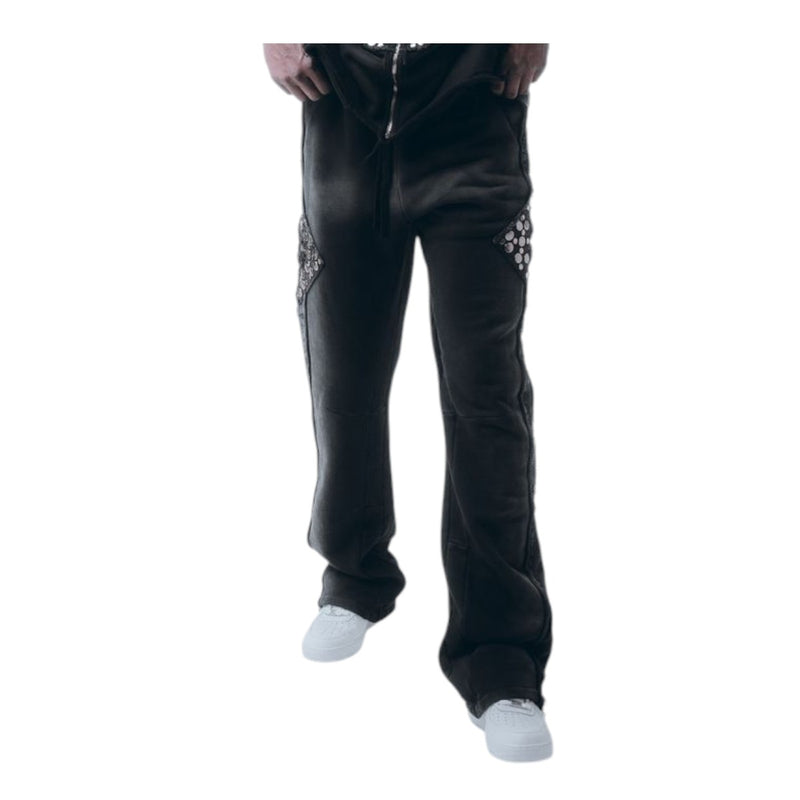 Hudson Outerwear Mens Knight Fleece Joggers 623 Black