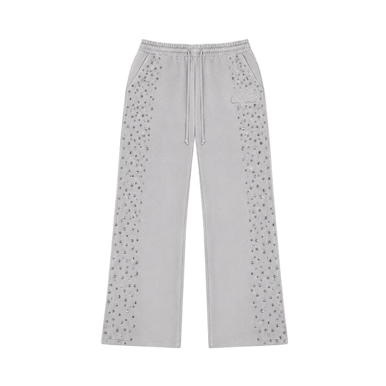 Hudson Outerwear Mens Stones Studs Joggers 638-LT GRY Light Grey
