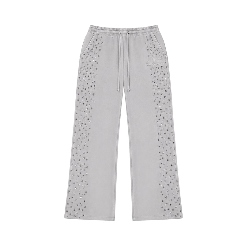 Hudson Outerwear Mens Stones Studs Joggers 638-LT GRY Light Grey