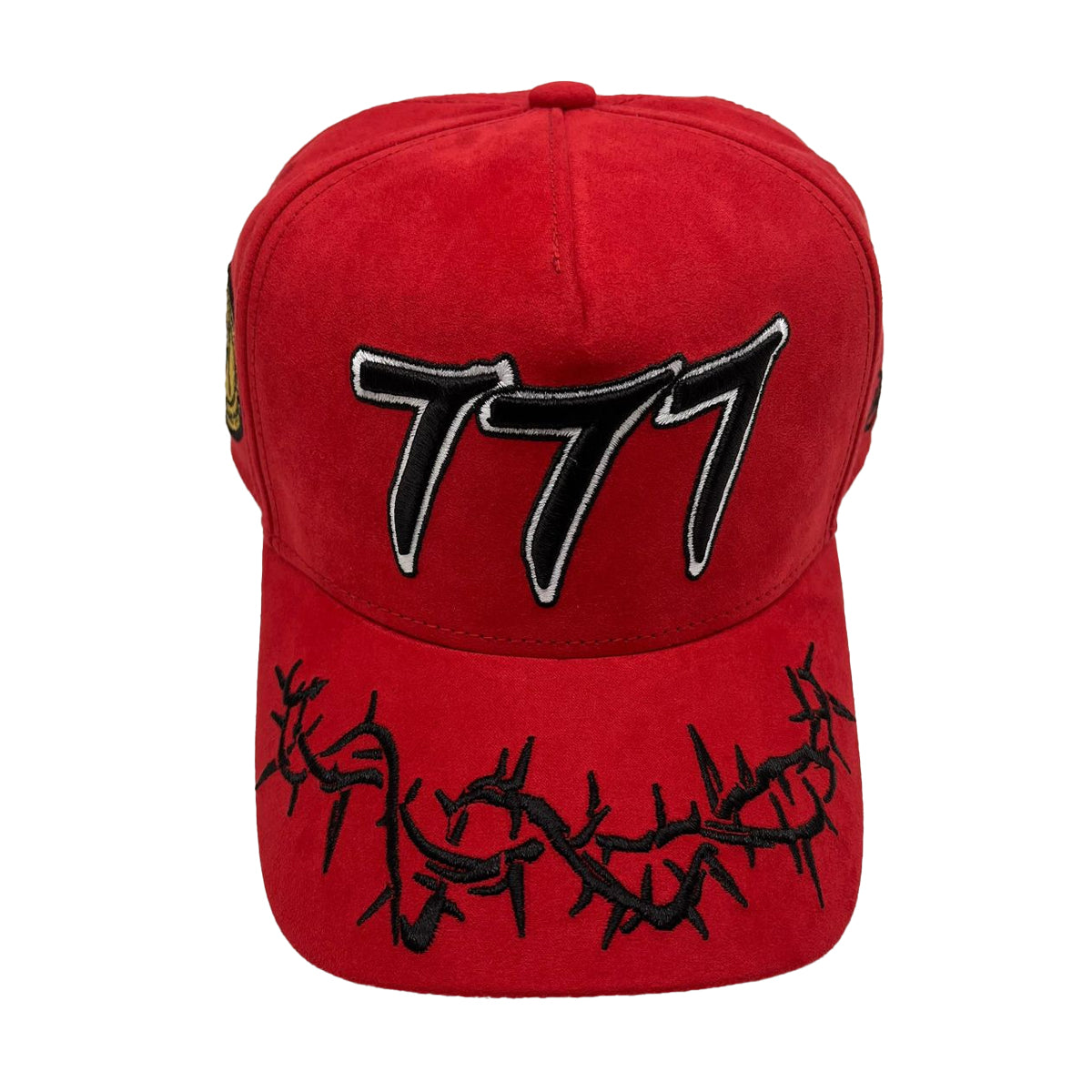 Hudson Outerwear Mens 777 Suede Snapback Hat CD0272 Red Premium