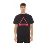 HVMAN Mens Triangle Logo Crew Neck T-shirt 323B9-TT07B Black