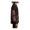 Icecream Mens Follow The Numbers Long Sleeve Knit Crew Neck T-Shirt 6300-001 Black