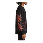 Icecream Mens Follow The Numbers Long Sleeve Knit Crew Neck T-Shirt 6300-001 Black
