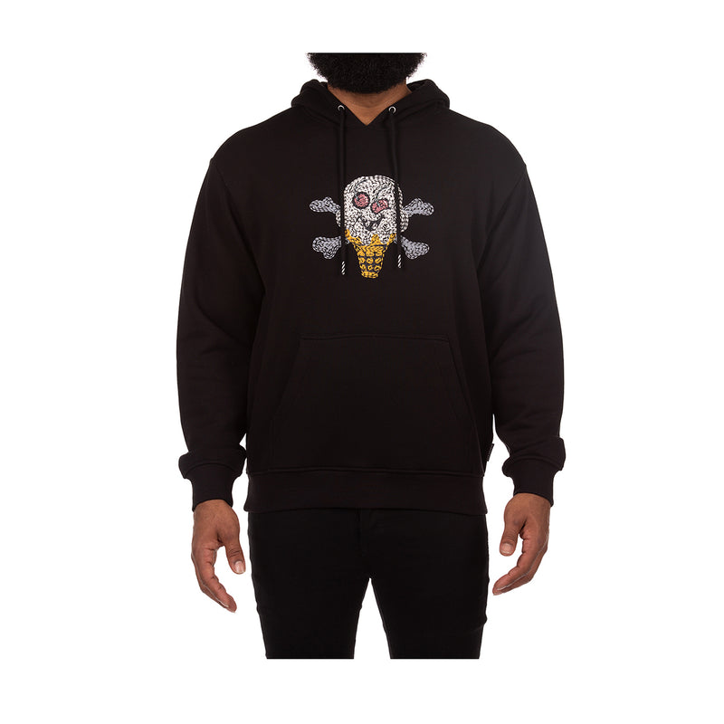 Icecream Mens Croissant Hoodie 9305 Black