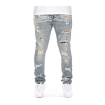 Icecream Mens Running Dog Skinny Fit Jeans 2100-294 Sorbet