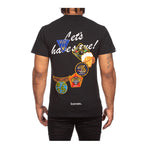 Icecream Mens Patches Crew Neck T-Shirt 441-2301-299 Stretch Limo