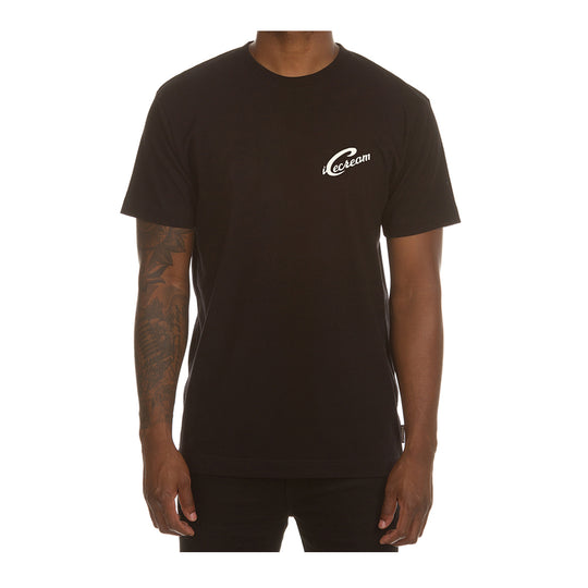 Icecream Mens Waitress Crew Neck T-Shirt 3209-001 Black