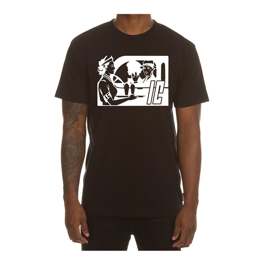 Icecream Mens Shakes Crew Neck T-Shirt 3210-001 Black