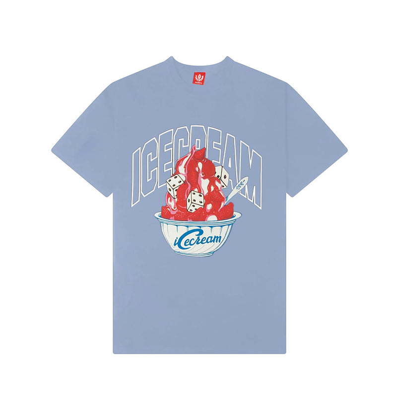 Icecream Mens Dice Crew Neck T-Shirt 461-2207-450 Allure