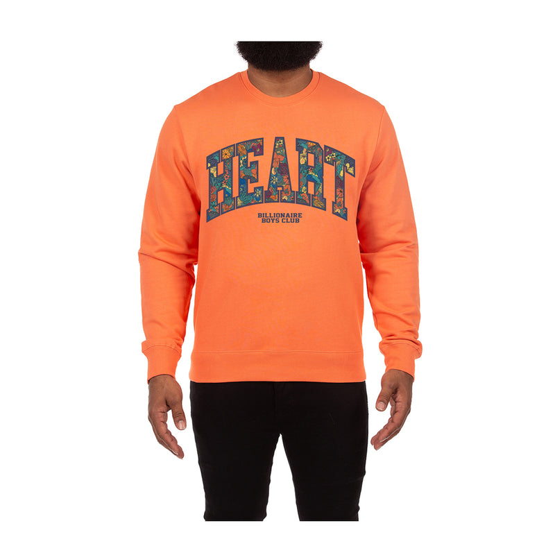 Billionaire Boys Club Mens HRT Sweatshirt 9302-610 Coral Quartz