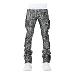 Guapi Mens V2 Cargo Jeans 572 Iron Grey