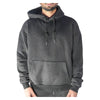 Premium Milano Mens Everest Washed Hoodie BCH20-100-BK Black