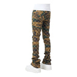 Guapi Mens Embellished Denim Jeans 401 Camo