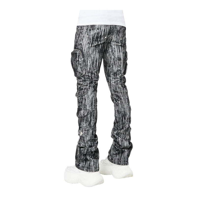 Guapi Mens V2 Cargo Jeans 572 Iron Grey