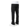Guapi Mens Monogram Velour Denim Jeans 462 Black