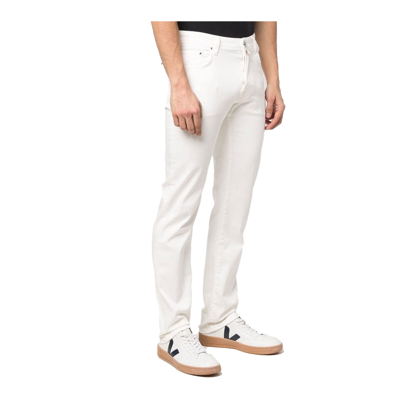 Jacob Cohen Mens Bard Slim Fit Jeans UQE0430S3732-183D Optical White