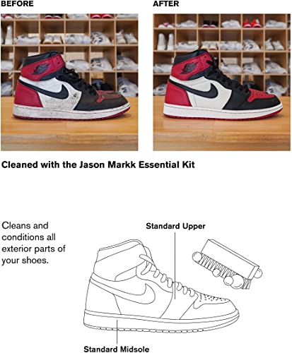 Jason Markk Essential Kit(Bundle) BGS1001, Includes Ready To Use Foam & Brush