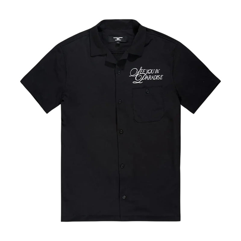 Jordan Craig Mens Oakland Mechanic Button Front Shirt 2080S-10 Black