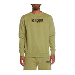 Kappa Mens Authentic Emmen Sweatshirt 32173Ew-A9K Green Saliva-Black Smoke-Grey Lt