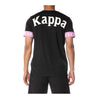 Kappa Mens 222 Banda Niji 2 T-Shirt 321E7EW-A00 Black Smoke-Violet-White Antique