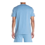 Kappa Mens Authentic Paroo T-Shirt 34155EW-E1X Blue Dusk-White Antique-Fuchsia Pink