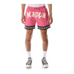 Kappa Mens 222 Banda Calabash 3 Trunk 381E5MW-A01 Fuchsia Pink-Black-White Antique