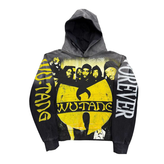 Kiy Studios Mens Killer bees Pullover Hoodie Vintage Black