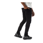 Kindred Mens Premium Skinny Fit Jeans KD2038 Jet Black