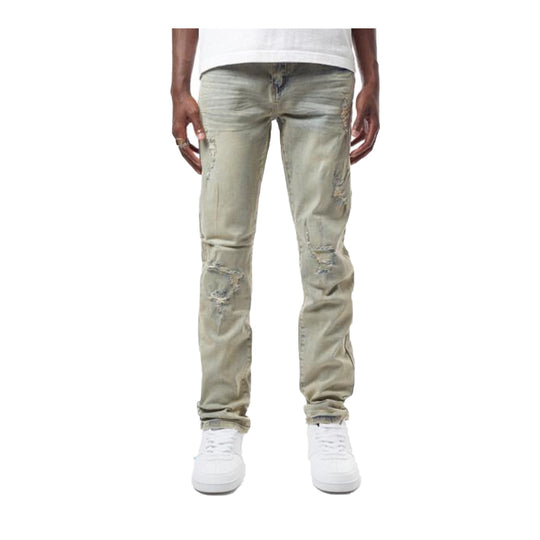 Kindred Mens Premium Stacked Jeans KD2038B Egg Shell