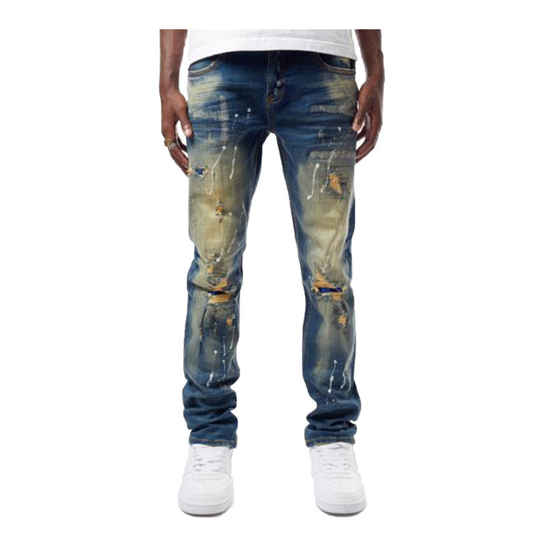 Kindred Mens Premium Jeans KD2053 Chalk Blue