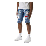 Kindred Mens Denim Shorts KD2154- MD INDIGO