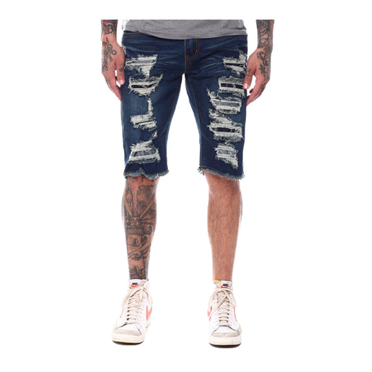 Kindred Mens Denim Shorts KD2157- DARK BLUE