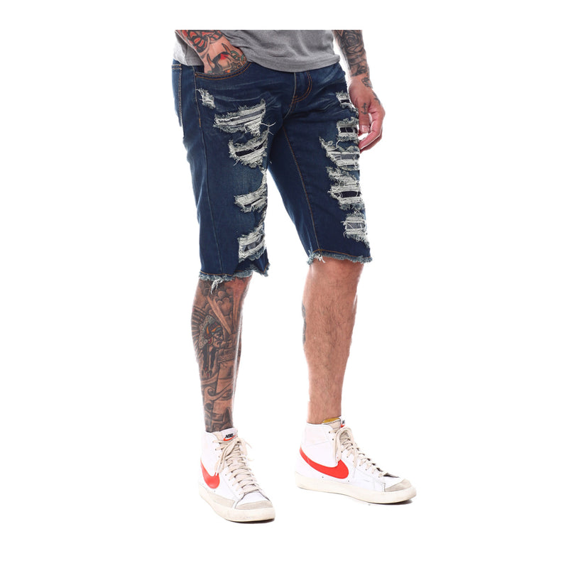 Kindred Mens Denim Shorts KD2157- DARK BLUE