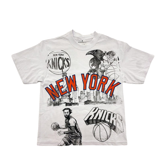 Kiy Studios Mens NY Ecf Crew Neck T-Shirt White