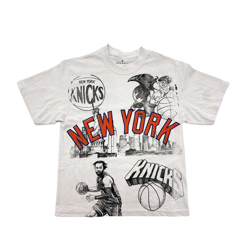 Kiy Studios Mens NY Ecf Crew Neck T-Shirt White