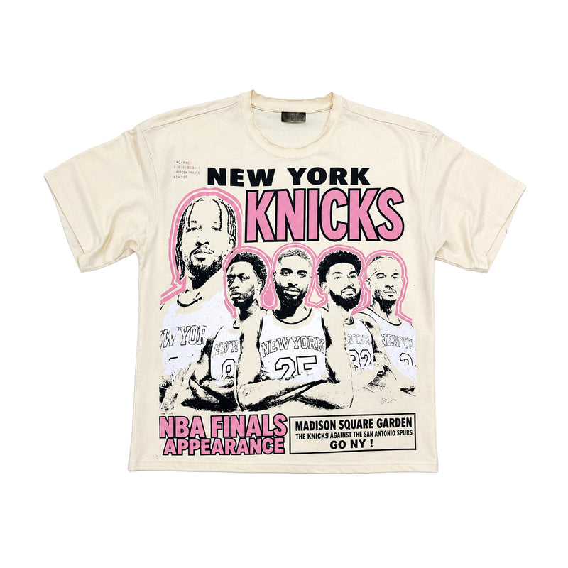 Kiy Studios Mens NYK 2026 Finals Crew Neck T-Shirt Cream