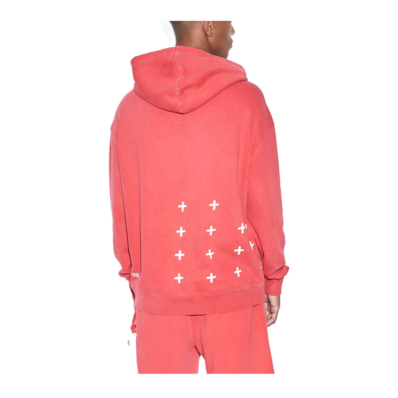 Ksubi Mens 4X4 Biggie Hoodie MPF22FL022-060 Chili