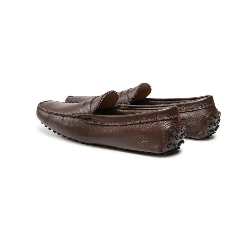 Lacoste Mens Concours Driving Style Loafers 35CAM0118-11I Brown/Black Premium Lounge NY Lacoste Mens Concours Driving Style Loafers 35CAM0118-11I Brown/Black Premium Lounge NY