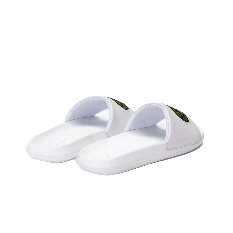 Lacoste Mens Croco 319 4 CMA Slides 38CMA0073-082 White/Green