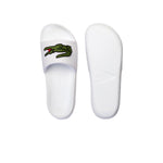 Lacoste Mens Croco 319 4 CMA Slides 38CMA0073-082 White/Green