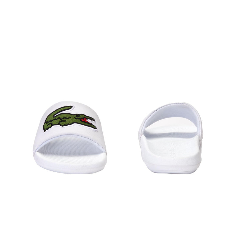 Lacoste Mens Croco 319 4 CMA Slides 38CMA0073-082 White/Green