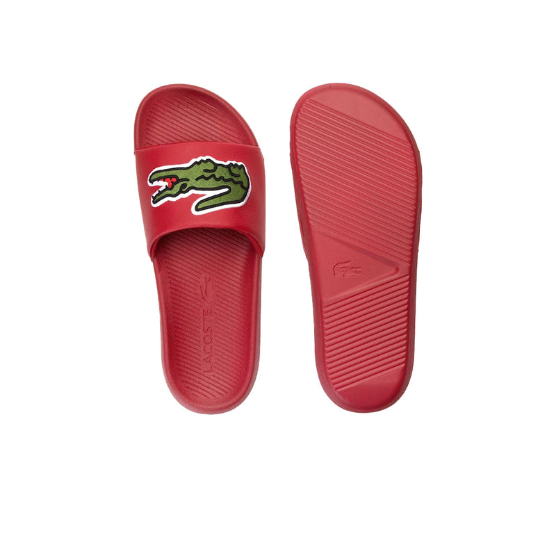 Lacoste Mens Croco 319 4 CMA Slides 38CMA0073-T2Q Red/Green