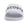 Lacoste Mens Croco Slide 120 9 U Cma 39CMA0083-082 White/Green