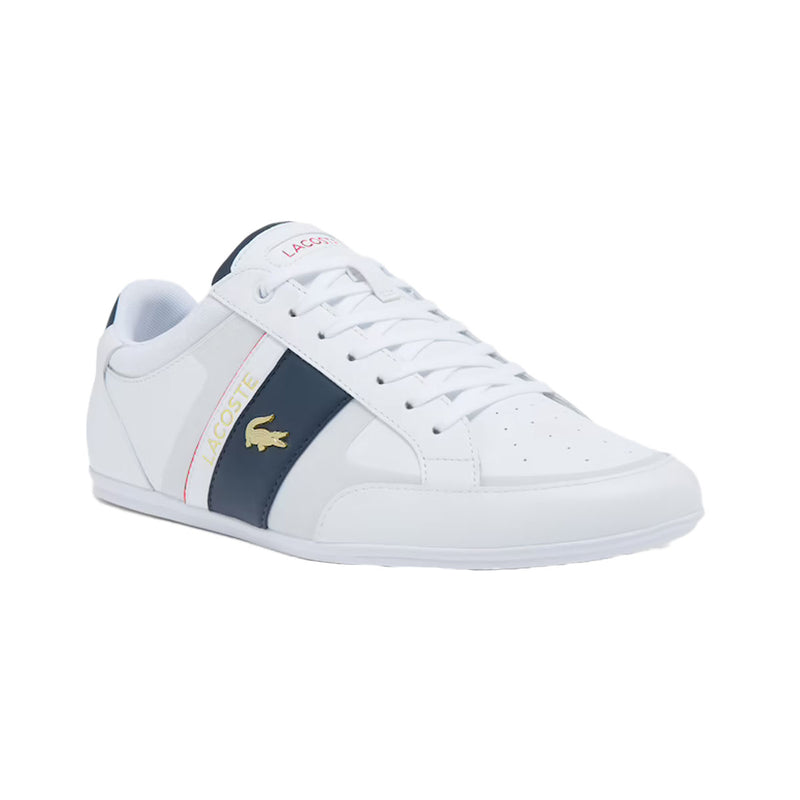 Lacoste Mens Chaymon Casual Sneakers 42CMA0011-407 White/Navy/Red