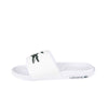 Lacoste Mens Croco Dualiste Logo Strap Slides 43CMA0020-1R5 White/Green