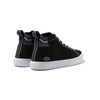 Lacoste Mens LA Piquee Mid Sneakers 43CMA0042-237 Black/Grey