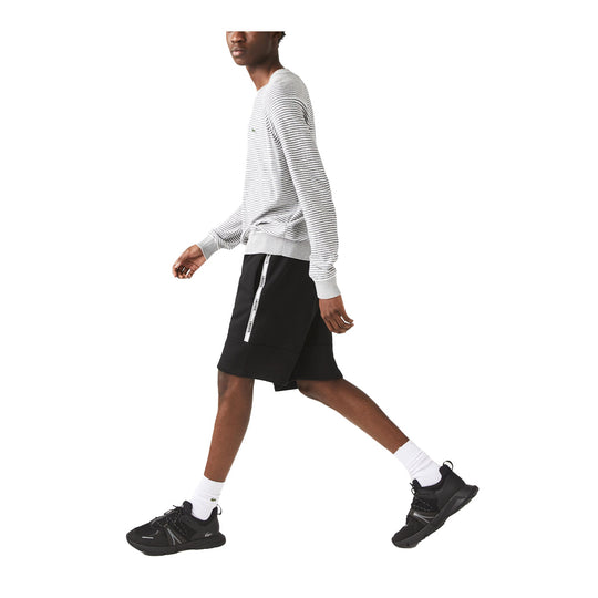 Lacoste Mens Branded Bands Sweatshorts GH1201-031 Black