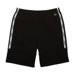 Lacoste Mens Branded Bands Sweatshorts GH1201-031 Black